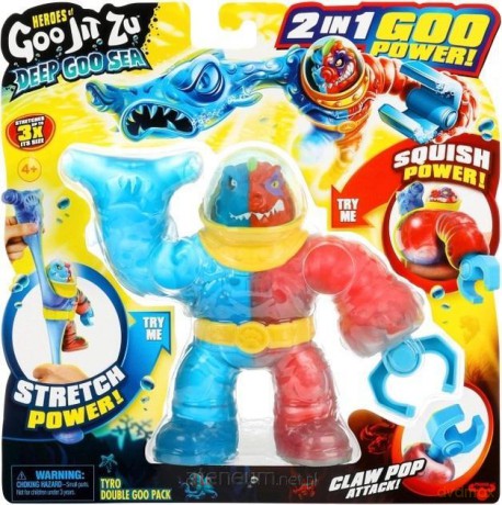Goo Jit Zu - Deep Goo Sea Double Goo Pack - Tyro [FIGURKA]