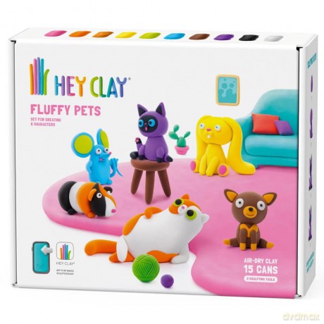 Hey Clay - Puchate zwierzaki + akcesoria