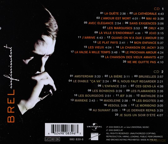 Jacques Brel: Infiniment [2CD]