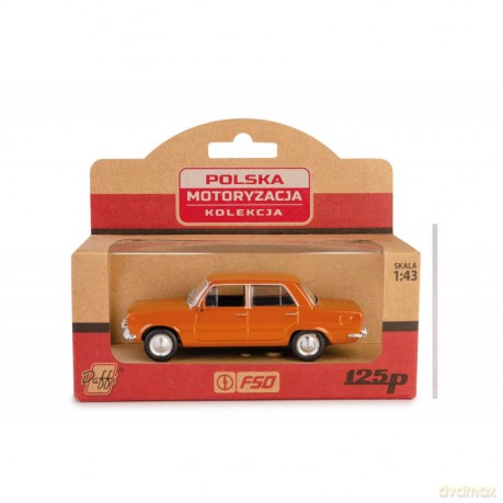 Kolekcja PRL Fiat 125p brązowy