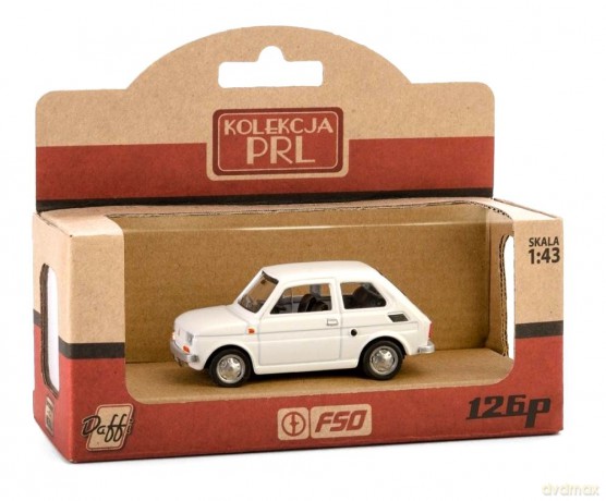 Kolekcja PRL Fiat 126p biały