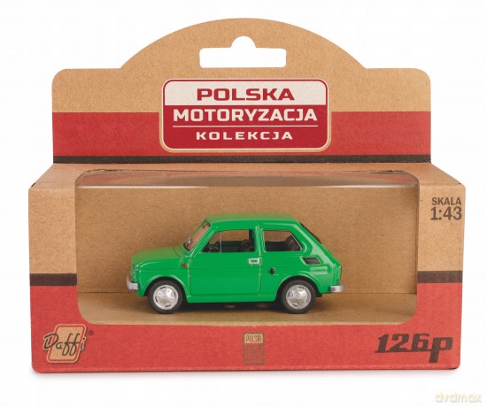 Kolekcja PRL Fiat 126p zielony