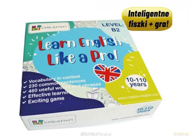 Learn English Like a Pro fiszki + gra B2 [KSIĄŻKA]