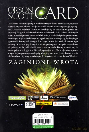 Zaginione wrota  -  Orson Scott Card [KSIĄŻKA]