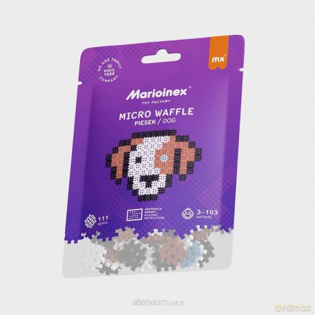 Micro Waffle 111 elementów Piesek [KLOCKI]