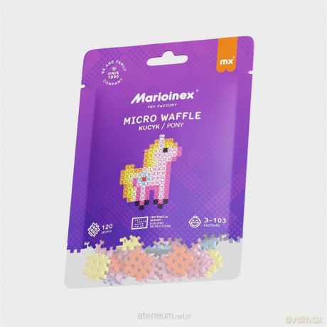 Micro Waffle 120 elementów Kucyk [KLOCKI]