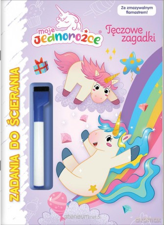 Moje Jednorożce. Zadania do ścierania cz.3 [KSIĄŻKA]