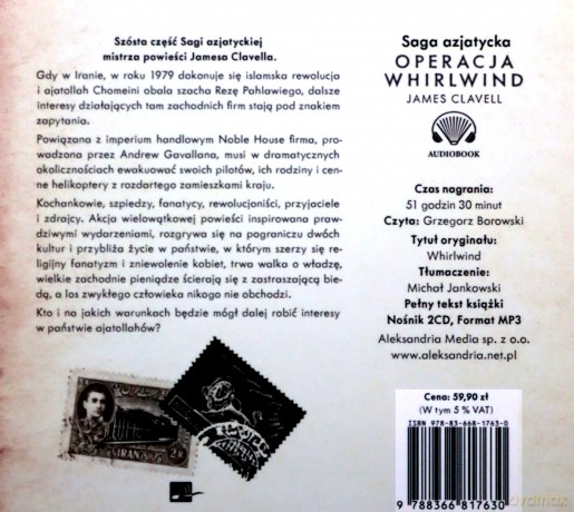 Operacja Whirlwind Audiobook - Clavell James [AUDIOBOOK]