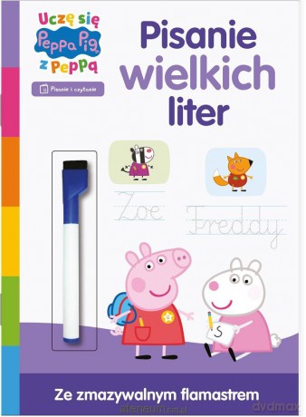 Peppa pig. Uczę się z Peppą Pisanie wielkich liter [KSIĄŻKA]