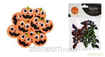 Piankowe naklejki halloweenowe 12szt MIX