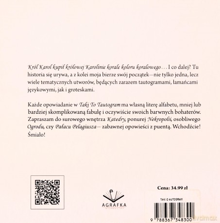 Taki to Tautogram - Ewa Jakubowicz [KSIĄŻKA]