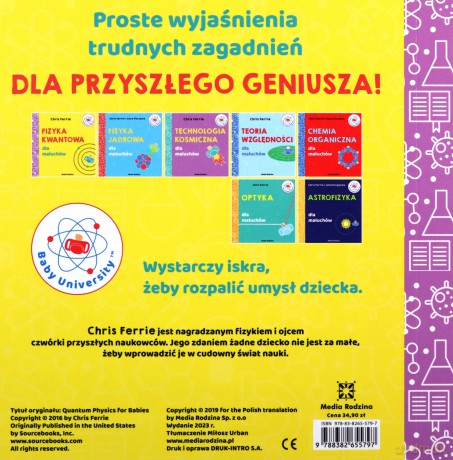 Uniwersytet malucha. Fizyka kwantowa dla maluchów - Chris Ferrie, Miłosz Urban [KSIĄŻKA]