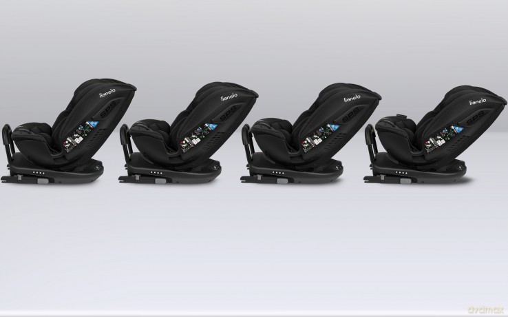 Fotelik samochodowy Bastiaan RWF I-Size Black Carbon