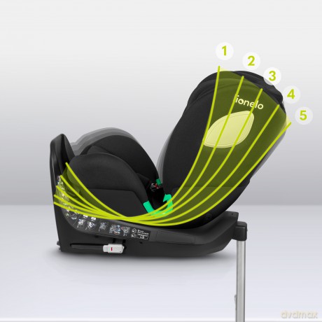 Fotelik samochodowy Braam I-Size Black Carbon