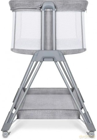 Łóżeczko dostawne Luna Grey Concrete 2 w 1