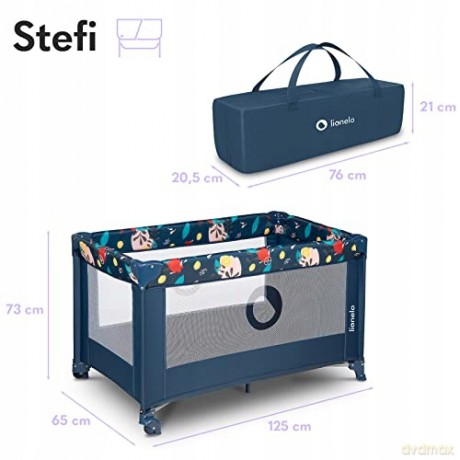 Łóżeczko turystyczne Stefi Blue Navy