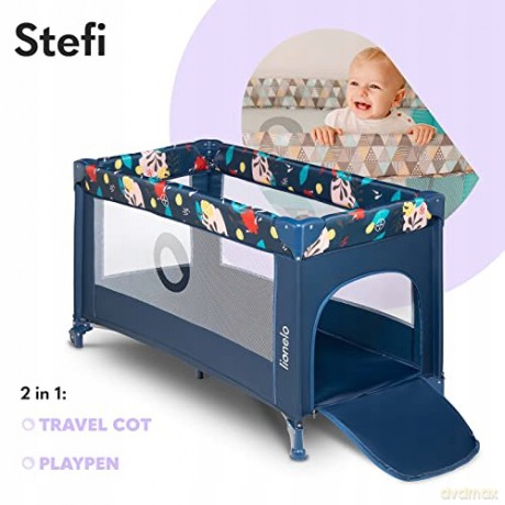 Łóżeczko turystyczne Stefi Blue Navy