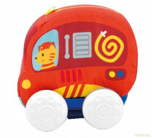 Miękkie autko Push and Go Czerwone