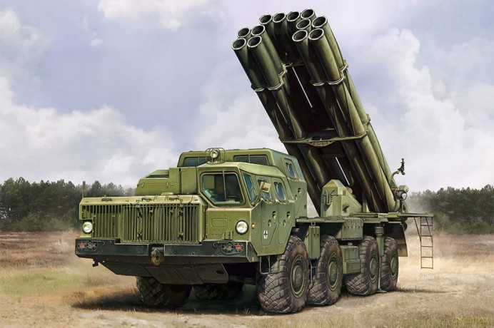 Model plastikowy Russian 9A52-2 Smerch-Mmultiple rock