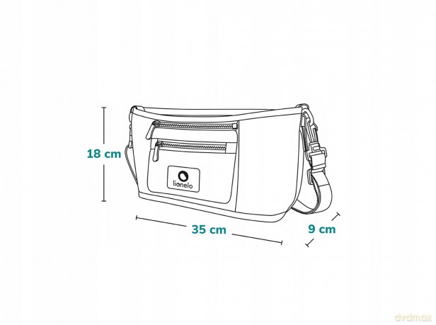 Organizer do wózka Little Cube Black