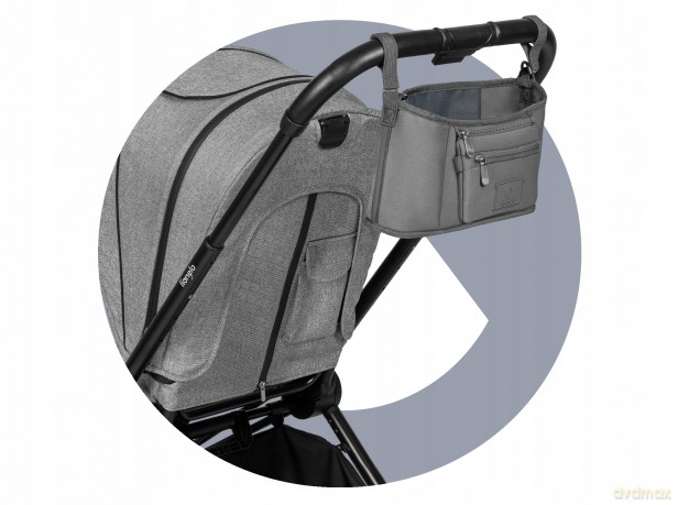 Organizer do wózka Little Cube Grey Stone