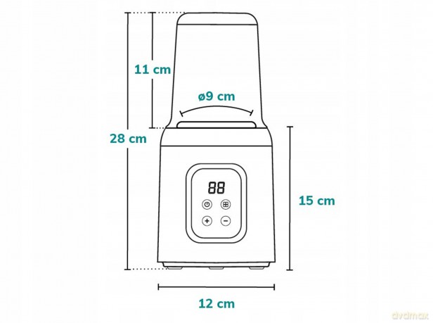 Podgrzewacz do butelek i sterylizator Thermup 2.0 biały