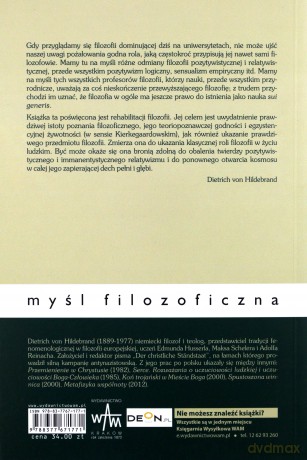 Czym Jest Filozofia?  -  Dietrich von Hildebrand [KSIĄŻKA]