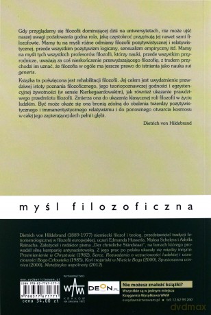 Czym Jest Filozofia?  -  Dietrich von Hildebrand [KSIĄŻKA]
