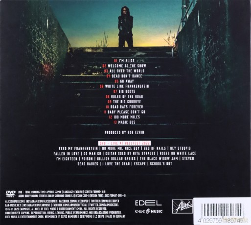 Alice Cooper: Road (digipack) [CD]+[DVD]
