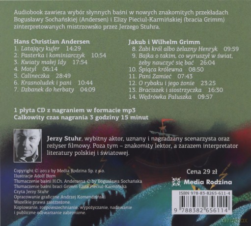 Najpiękniejsze baśnie. H.Ch.Andersena i braci Grimm - H.Ch. Andersen, bracia Grimm [AUDIOBOOK]