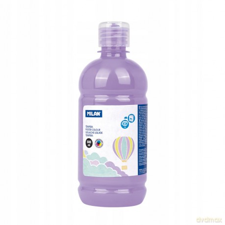 Farba tempera butelka 500 ml PASTEL jasny fiolet