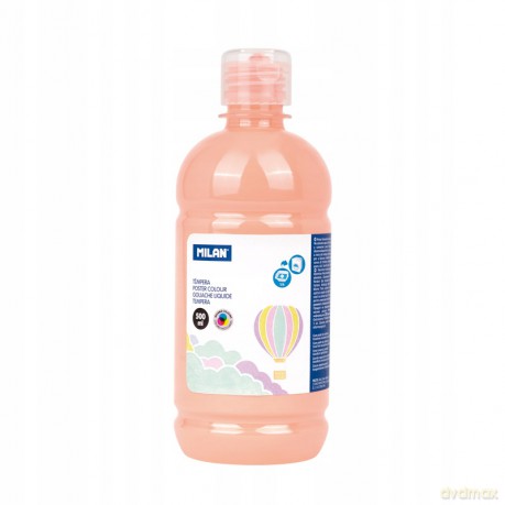 Farba tempera butelka 500 ml PASTEL jasny róż