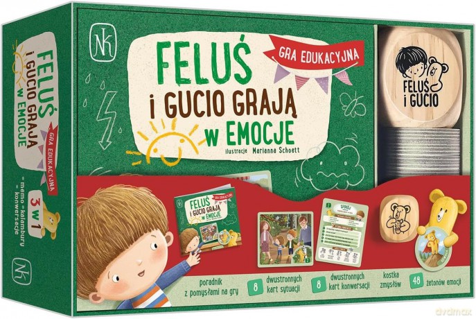 Gra Feluś i Gucio grają w emocje - Justyna Kesler [GRA]