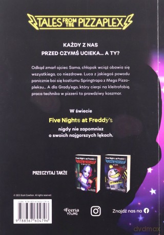 Hipnofobia. Tales from the Pizzaplex (Tom 3) - Scott Cawthon, Elley Cooper, Andrea Waggener [KSIĄŻKA]