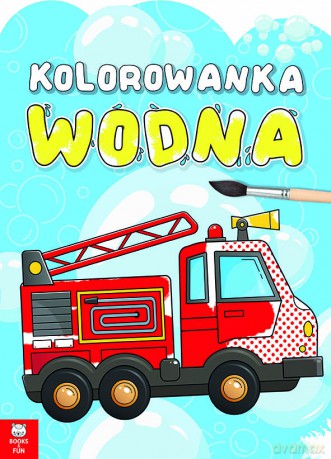 Pojazdy. Kolorowanka wodna [KSIĄŻKA]