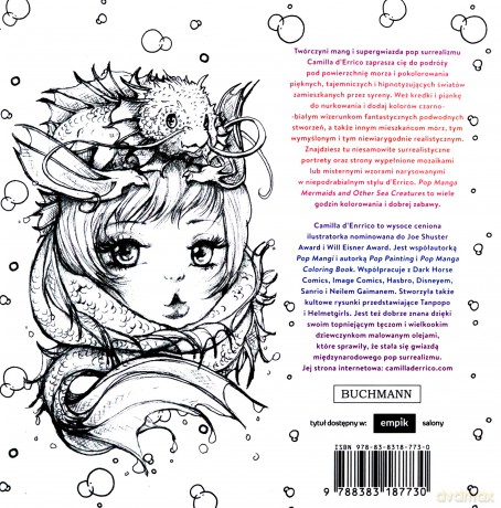 Pop manga. Mermaids and other sea creatures - Camilla D'Errico [KSIĄŻKA]
