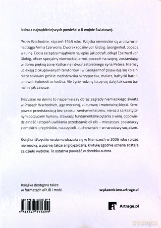 Wszystko na darmo - Walter Kempowski [KSIĄŻKA]