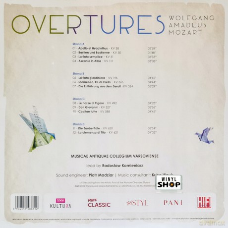 Overtures,Wolfang Amadeus Mozart [2xWinyl]