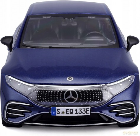 Model kompozytowy Mercedes-Benz EQS 2022 niebieski 1/27