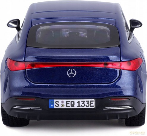 Model kompozytowy Mercedes-Benz EQS 2022 niebieski 1/27