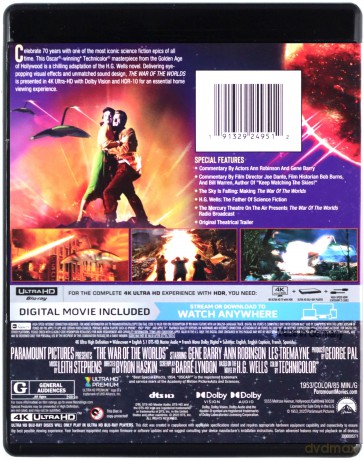 The War of the Worlds (Wojna światów) [Blu-Ray 4K]