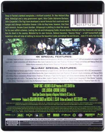 Swamp Thing (Potwór z bagien) [Blu-Ray 4K]+[Blu-Ray]