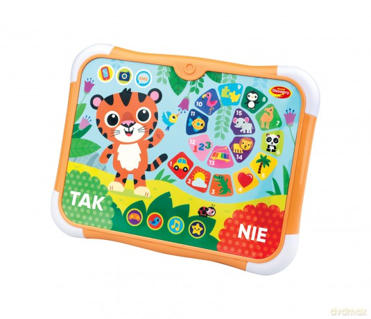 Dumel TABLET ZAGADKI TYGRYSKA Interaktywna Zabawka Edukacyjna Mówi Polsku