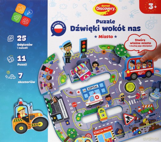 Dumel Discovery Puzzle Dzwięki Wokół Nas Miasto