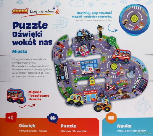 Dumel Discovery Puzzle Dzwięki Wokół Nas Miasto
