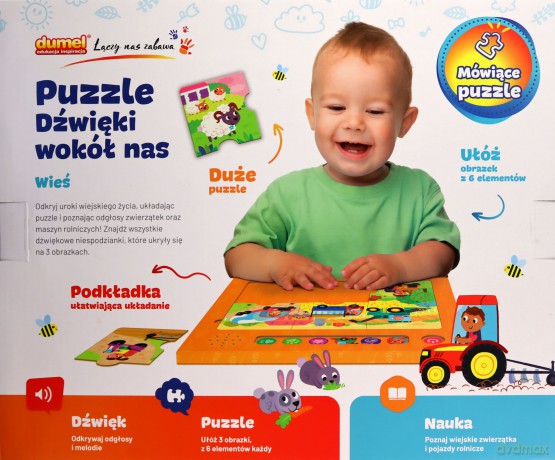 Dumel Discovery Puzzle Dzwięki Wokół Nas Wieś