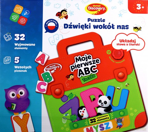 Dumel Discovery Puzzle Dzwięki Wokół Nas Moje Pierwsze Abc
