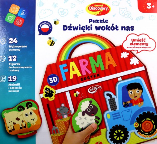 Dumel Discovery Puzzle Dzwięki Wokół Nas Farma