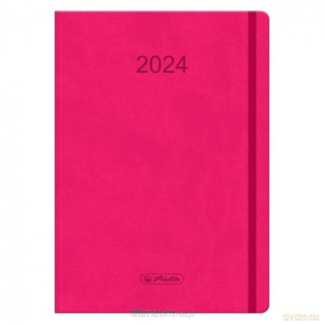 Kalendarz 2024 A5 Flex róż [KALENDARZ]