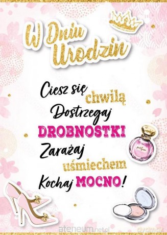 Karnet Urodziny dla niej